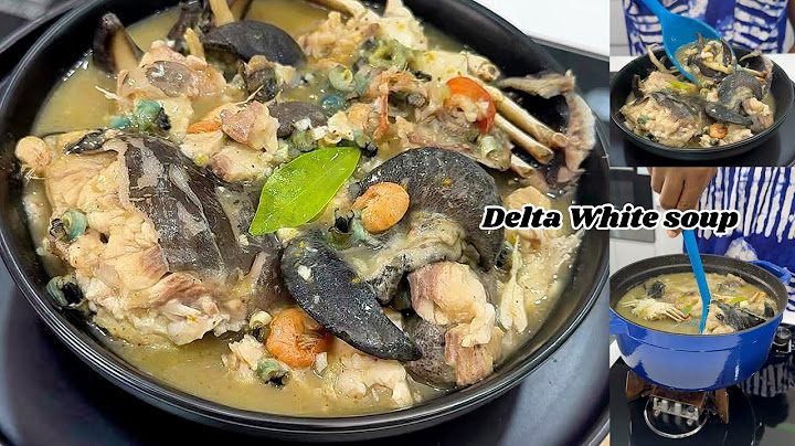 Ever tasted delta style white soup aka #nsalasoup