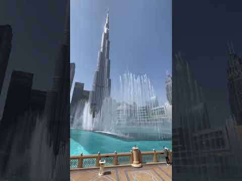 Dubai Burj Khalifa Fountain Show#shorts