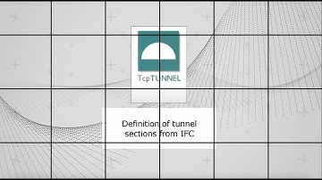 How can you define tunnel sections from an IFC FILE in Aplitop TcpTunnel CAD