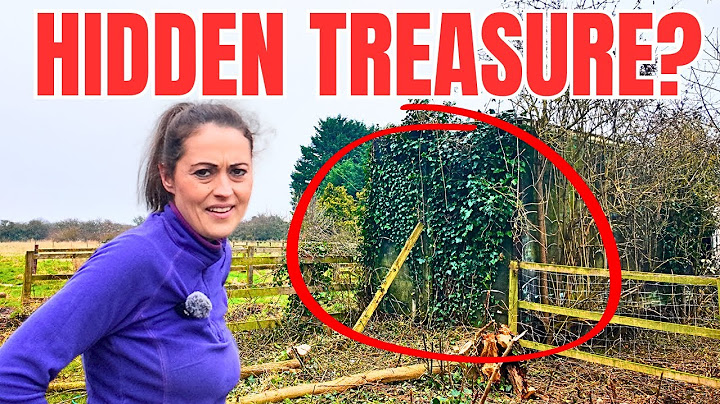 I went on a treasure hunt to find what was REALLY in our mysterious barn