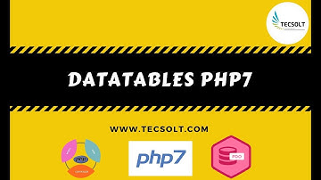 Datatable php mysql example