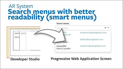 How to create search menus with better readability in Progressive Web Applications