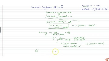The tangent at P on the hyperbola `x^2/a^2-y^2/b^2=1` meets the asymptotes -`y/a-y/b=0` if the ...