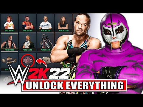 WWE 2K22 How To Unlock Everything! (+DLC & Day 1 Patch News)