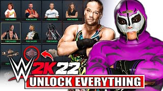WWE 2K22 How To Unlock Everything! (+DLC & Day 1 Patch News)