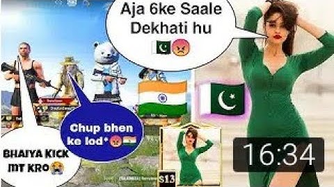 Random🇵🇰 Pakistani Girl Squad Call me noob And challenge 1v3 tdm