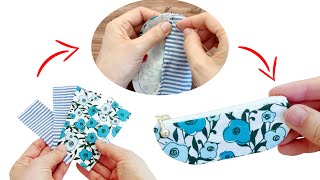 Cute Hand-Sewn Coin Purse - YouTube