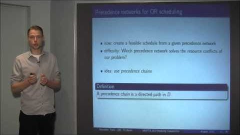 Alexander Tesch AIMMS-MOPTA 2013 presentation