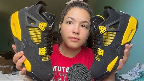 ASMR | Unboxing Jordan 4 ‘Thunder’⚡️🌩