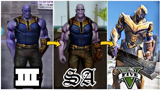 Evolution Of Thanos In Grand Theft Auto Gamesmods