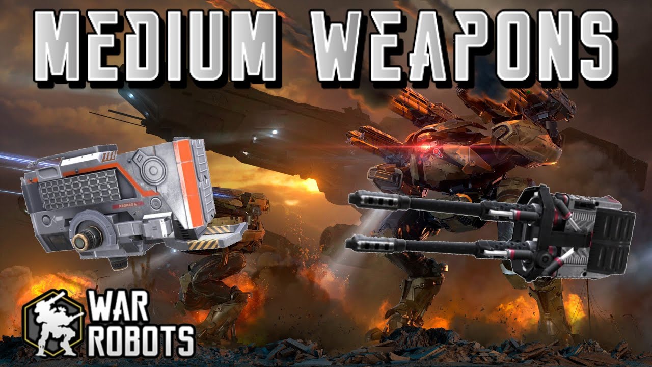All War Robots Medium Weapons Tiers 1-4 [No Commentary] - YouTube