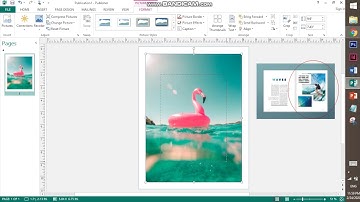 Creating Layout Using MS Publisher