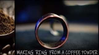 How To Make RING From a Coffee Powder and Copper/Silver Wire