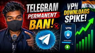TELEGRAM Permanent BAN? 😱 India-வில் VPN Downloads Spike! | Telegram Ban Explained Tamil