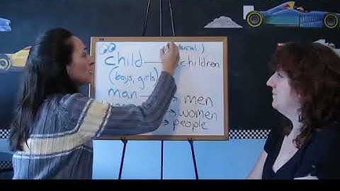 Lesson 31   Irregular Plural Nouns   Learn English with Jennifer