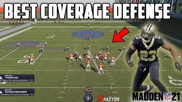 DEFENSE MADDEN 21 TIPS - MADDEN 21 RUN DEFENSIVE TIPS -  BEST COVERAGE DEFENSE AGAINST RUN AND PASS