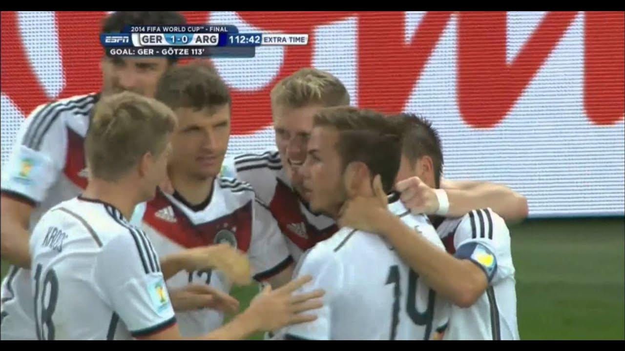 2014 WORLD CUP FINAL: Germany 1-0 Argentina (AET) 