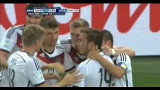 Mario Götze Germany vs Argentina 2014 FIFA World Cup Goal.