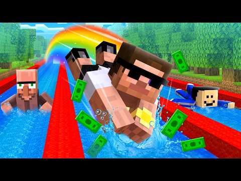 Swimming 4,281,967 Laps to become Rich in Minecraft!