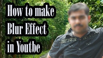 How to Blur Faces and Objects Right Within YouTube | YoutubeTips # 2