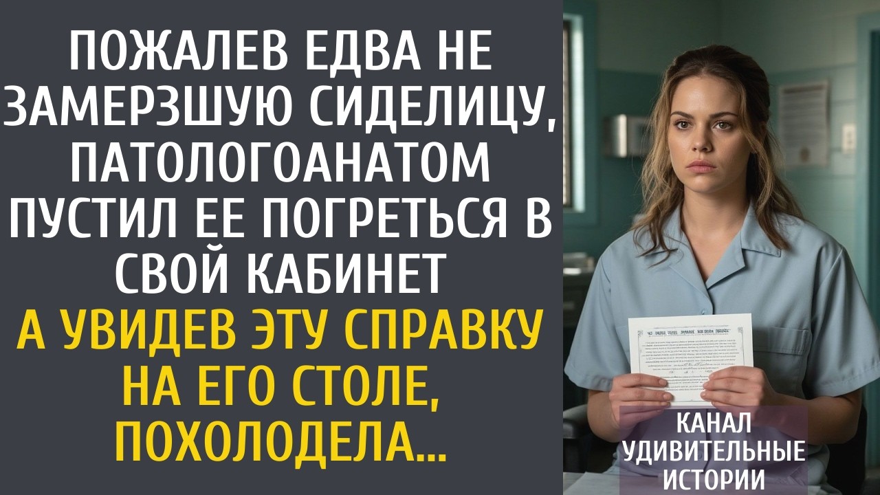 Пожалев замерзшую сиделицу, патологоанатом пустил ее погреться в кабинет… А едва увидела ЭТУ справку