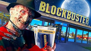 RENTING SCARY MOVIES at THE LAST BLOCKBUSTER!