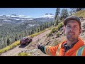 Stranded in the mountains with an amazing view!   Backcountry ski trip goes wrong