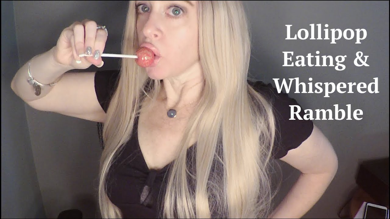 ASMR Lollipop Eating & Whispered Ramble About Deep Topics