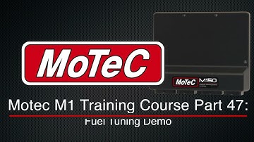 Motec M1 Training Course Part 47: Fuel Tuning Demo | Evans Performance Academy