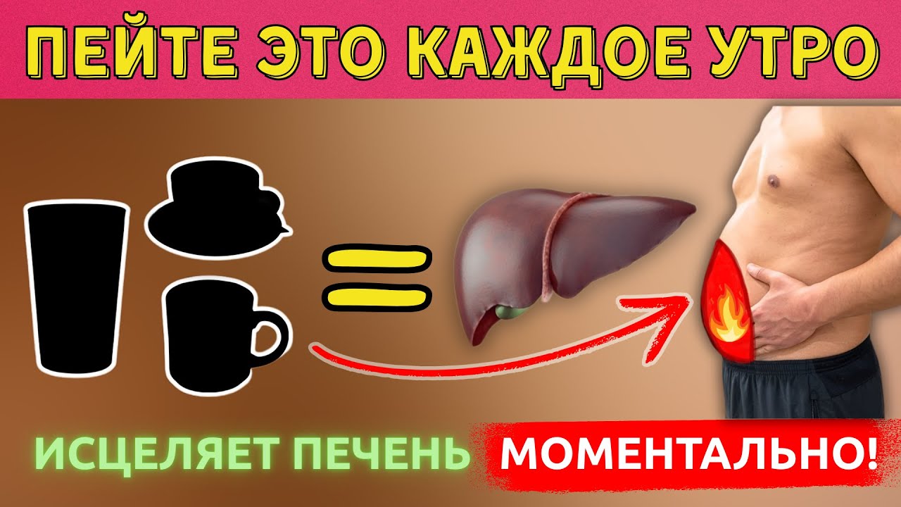 Эти 3 Напитка Удаляют Жир из Печени + Ускоряют Потерю Жира. Работает Быстро!