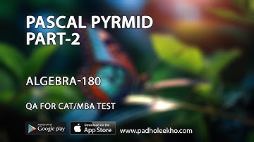 📊🎯 Pascal Pyramid Part-2 | High-Scoring QA for CAT/MBA | Algebra-180
