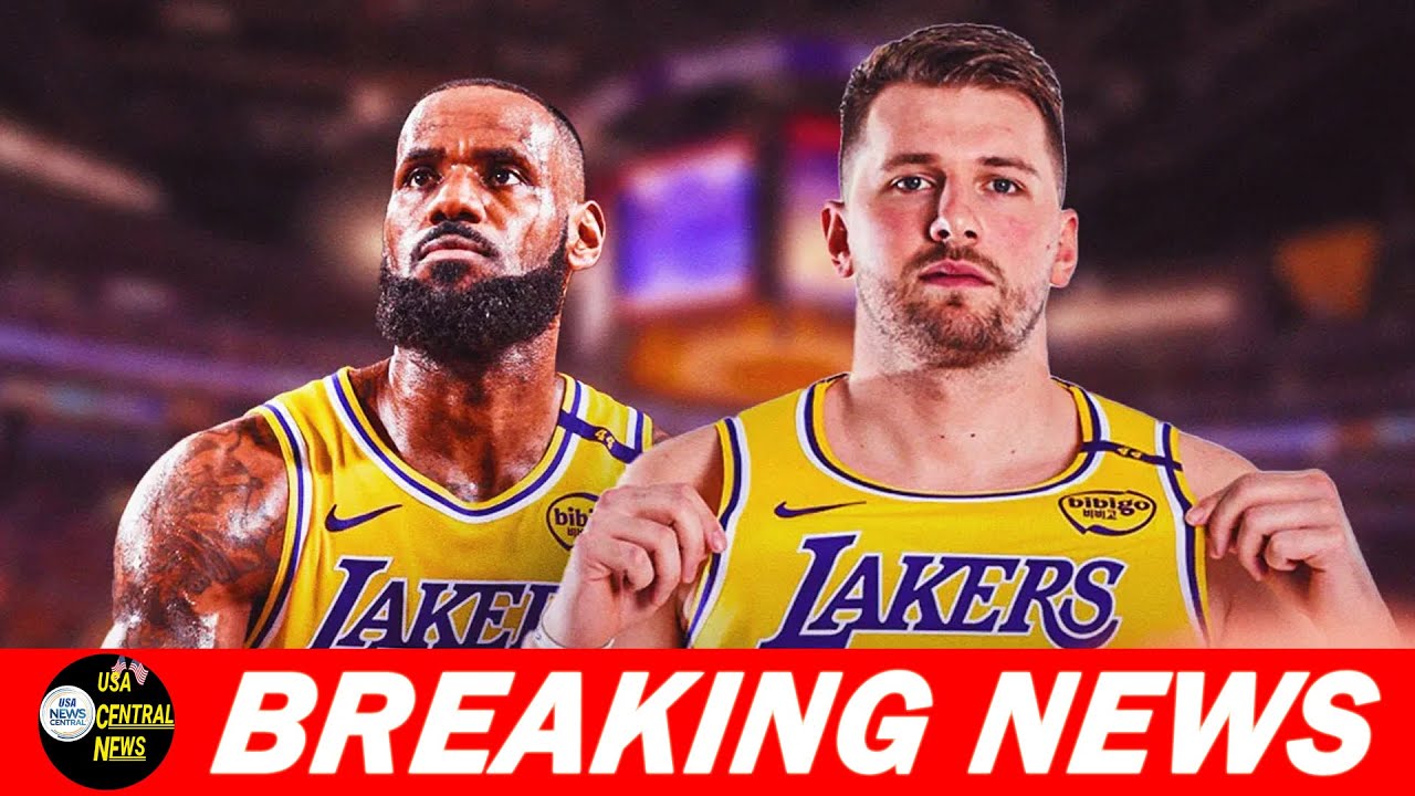 LeBron James joins Luka Doncic on Lakers injury report - YouTube