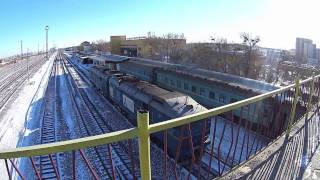 Атырау Вокзал Мост Через Жд Платформы