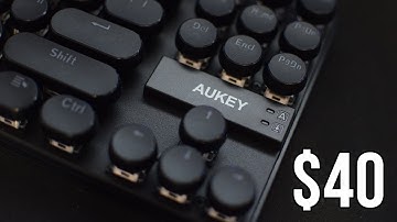 $40 Typewriter Style Mechanical Keyboard Review