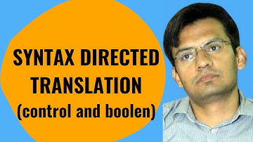 Syntax directed translation | syntax directed translation for if else statement and boolean