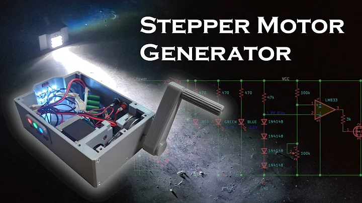 Unleash the Power: DIY Generator with Stepper Motor and Supercapacitors