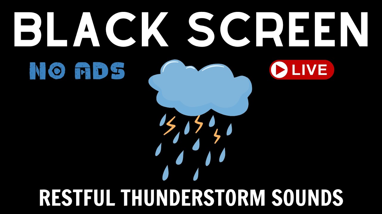 Tonton Restful Thunderstorm Sounds | 11 Hours of Sleep-Inducing Rain & Thunder di YouTube Tonton Restful Thunderstorm Sounds | 11 Hours of Sleep-Inducing Rain & Thunder di YouTube