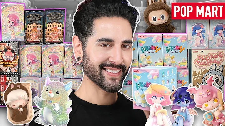 RANDOM POP MART BLIND BOX UNBOXING - Labubu, SKULL PANDA, Azura, Instinct Toy, Dimoo & More 💜