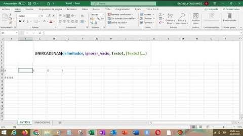 Cómo Unir Varias celdas de Excel en Una - Función Unircadenas