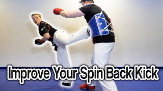How to Improve Your Spin Back Kick | GNT Taekwondo Tutorial
