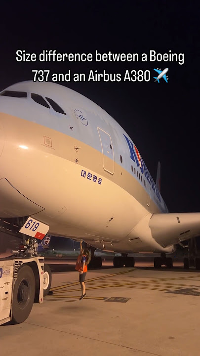 AIRBUS A380 IS NOT THAT BIG🤡#plane #aviation #boeing #airbus owner:nat.madrigal_