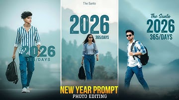 🔥 New Trending Ai Photo Editing 2026 / Happy New Year Photo Editing Prompt Google Gemini AI