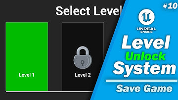 Level Unlock System & Save Game System (Part 10) Platformer Game | Beginners Course