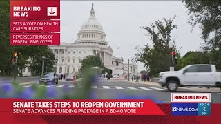 Senate Takes Steps To Reopen Federal Government