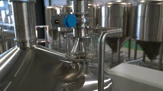 Glass hydrator mounted on the mash tun