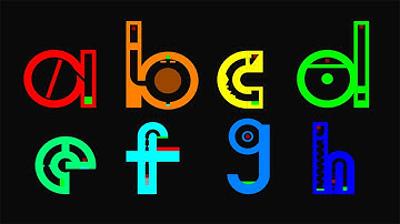 Alphabet lore band in Algodoo