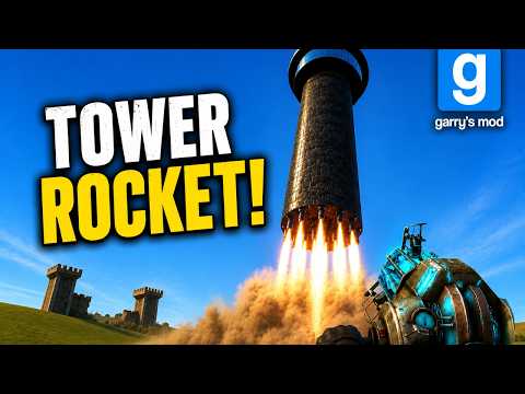I Turned a Tower Into a SpaceX Rocket in  Gmod