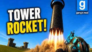 I Turned a Tower Into a SpaceX Rocket in Gmod
