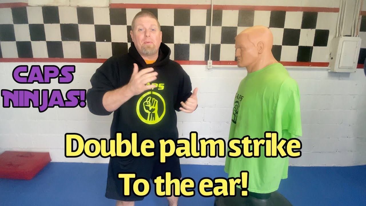 Double palm strike to the ear! Caps ninjas!