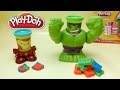 Play-Doh HULK SMASHDOWN - Can Heads IRON MAN Marvel Superhero Playdough Toys